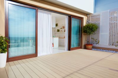 Wood Sliding Door Installation in Cary, NC
